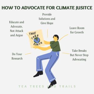 how to advocate for climate justice